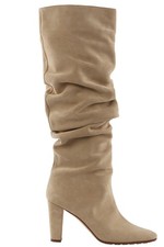 MANOLO BLAHNIK BEIGE WILDLEDER
