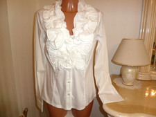 sehr schöne italienische Marken Bluse mit Rüschen Gr. 36/38