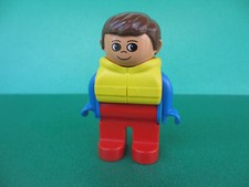 Lego Duplo Figur Seemann Angler Fischer Schwimmweste (111222E1)