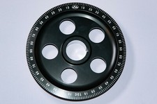 Riemenscheibe Alu schwarz mit