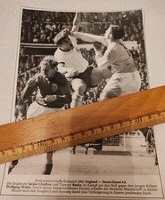 Pressefoto Fußball Wembley WM 1966 Nationalmannschaft Wolfgang Weber 1. FC Köln 