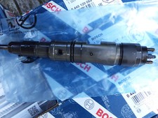 Bosch 0445120065 Einspritzdüse + F00RJ01468 Druckrohrstutzen für Fendt Vario