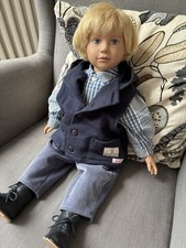 Sammlerpuppe Sigikid Puppe Junge 55cm
