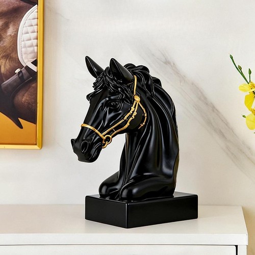 Pferdekopfstatue elegante - pferdekopfstatue, –
