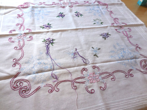 Mitteldecke blumenmuster - mitteldecke,