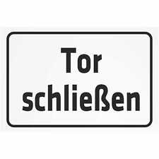 Schild - Tor schließen KPI-0344