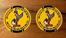 2x ROAD RUNNER Aufkleber Super