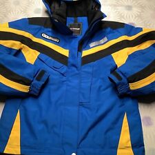 Skijacke von GOLDWIN, Gr.M, Blau gelb, Vintage 