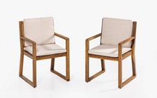 2er-Set Esszimmerstühle aus