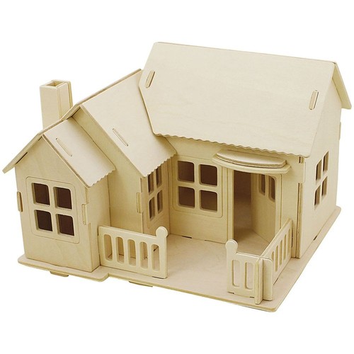 Steckpuzzle bausatz haus - 3d,