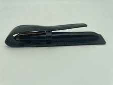 50er GEHA Kolbenfüller 780 M DREI CLIPRINGE Reservetank ETUI Schwarz gebraucht