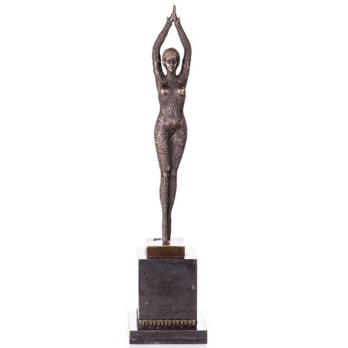 Bronze skulptur tänzerin - bronze,