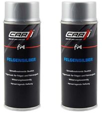 2 x 400ml CAR1 Autolack SILBER - Felgensilber, Spray Lackspray CO3602
