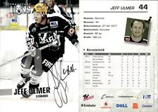JEFF ULMER 2 Autogramm AK