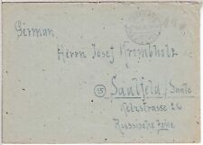 Euerdorf über Bad Kissingen mit handschriftlich Gebühr Bezahlt 5.6.1945