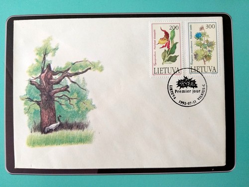 Ganzsachen litauen fdc 1992 - ganzsachen,litauen,