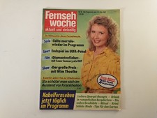 Fernsehwoche 18/1987 2.5.-8.5 Margit Geissler Heike Faber Claudia Amm Schalke 04