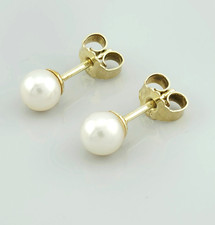 Ohrstecker perle gold - ohrstecker,