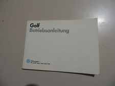 VW Golf 2 Benziner Diesel GTi Bedienungs Betriebsanleitung Bordbuch 07.1987