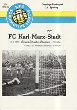Ol 78/79  1. Fc Lok Leipzig -