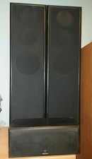 2X JBL Tlx500 Plus Magnat Center Lautsprecher Schwarz