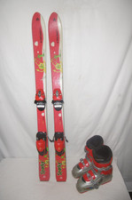 TECNO " SPARKY  " SKI JUNIOR ALLROUND CARVER 110 CM + SKISCHUHE GR.: 36 IM SET
