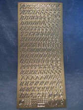 Aufkleber Buchstaben Großbuchstaben verschiedene Farben Starform 826 Sticker