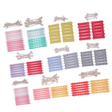 12X Kaltwellwickler Dauerwellenwickler 8-25MM, 9CM, Lockenwickler für Lange Haar