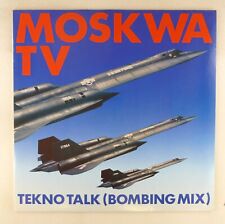 12" LP Vinyl - Moskwa TV – Tekno Talk (Bombing Mix) - B520 Z59