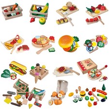 Lebensmittel Set Holz -