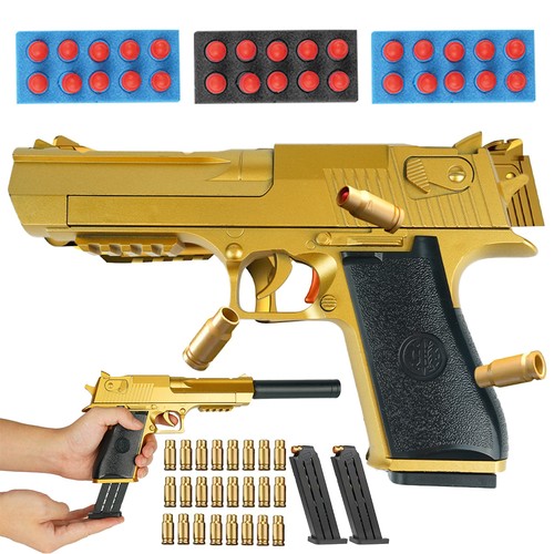 Abs spielzeug pistole gold mit - abs,