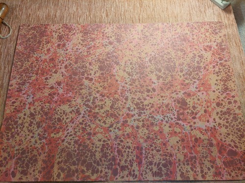 Schönes hand marmorpapier - schönes,