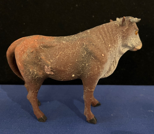Krippenfigur ochse braun - krippenfigur,,