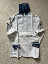 Bundeswehr Matrosenhemd Marine, weiß mit blauem Kragen, BW - Größe 16 bzw. M/48