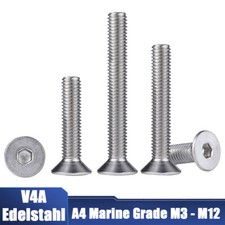 Senkkopfschrauben Edelstahl A4