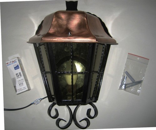 Schmiedeeiserne wandlampe - schmiedeeiserne,