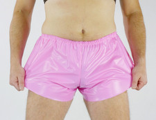 PVC Boxershorts Sissy Rosa