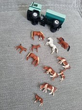 HO Eisenbahn PFERDE und KÜHE  + LKW