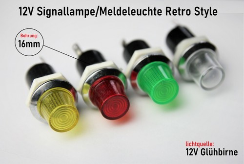 Signallampe meldeleuchte 16mm - meldeleuchte,