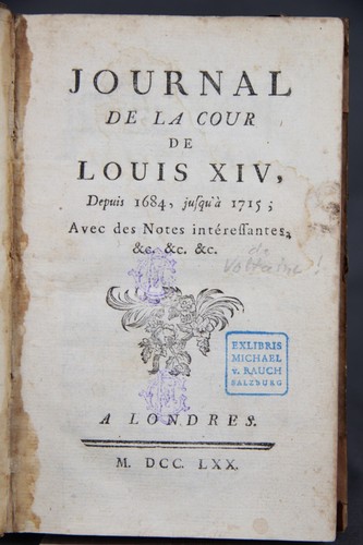 Journal cour de - journal, louis