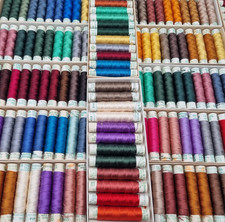 12 Rollen Gütermann R753 Knopflochseide Silk Buttonhole Thread Hilo de Seda A1