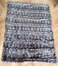 KATRIN LEUZE COLLECTION LUXUS DESIGNER DECKE NP 700€ WEBFELL 180cmx140cm EDEL