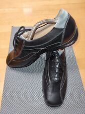 SOLIDUS Damenschuhe Halbschuhe Echtleder, Gr.41,5 UK 7,5 Schwarz