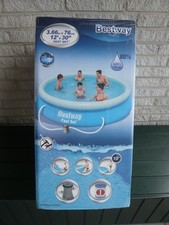 Bestway FastSet Pool Set 57274 Filterpumpe 366x76cm Quick Schwimmbad Gartenpool