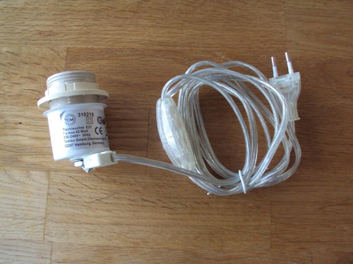 Lampenfassung e27 mit kabel - lampenfassung,