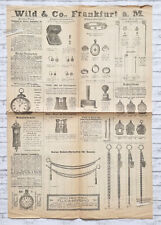 um 1890 Wild Frankfurt