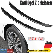 2stk. Kotflügelverbreiterung Radlauf Verbreiterung Kotflügel Zierleisten Schwarz