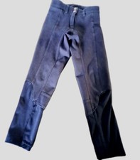 Reithose Kinder Gr. 122/128 Blau Tchibo TCM Hose Reiten Pferdesport 
