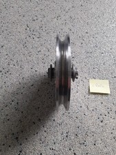 1 Laufrolle Edelstahl 150 mm Durchm./ 22mm Durchm mit 3mm starken Kupferbuchse 