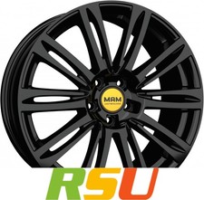 MAM A4 black painted 7.5x17" ET45 LK5 112 ML 66.6 Alufelgen 17 Zoll
